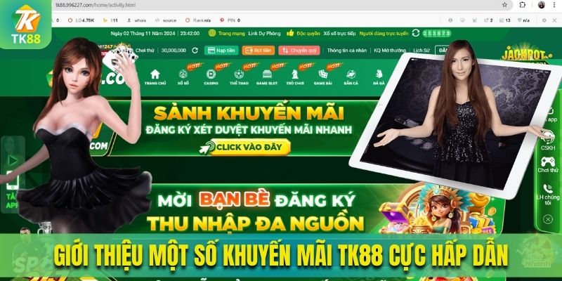 Giới thiệu một số sự kiện khuyến mãi TK88 cực hấp dẫn